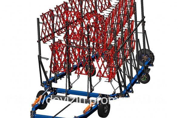 Сцепка бороновальная СШГ-12 двухследная фото 1