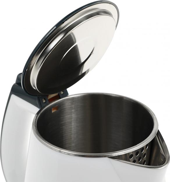 Чайник электрический Centek CT-0025 1.8л. 2000Вт белый/черный корпус: металл/пластик (CT-0025 WHITE) фото 6