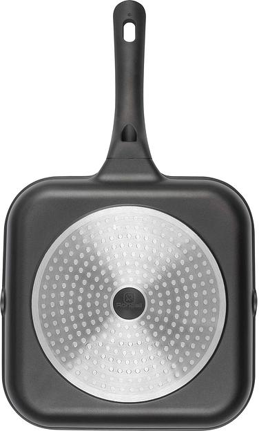 Сковорода-гриль Rondell Weiser RDA-1554 квадратная 28см покрытие: Xylan Plus ручка несъемная (без крышки) черный фото 5