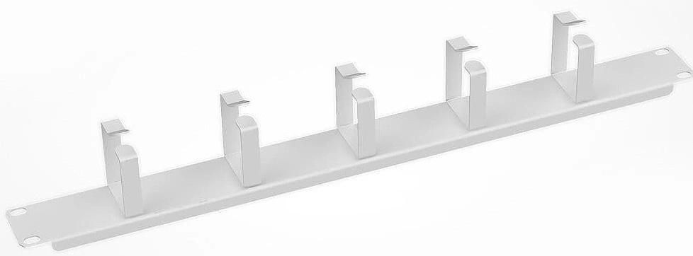 Кабельный органайзер горизонтальный Sysmatrix SA 0020.014 односторонний кольца 1U шир.:19" глуб.:60мм (упак.:1шт) фото 1