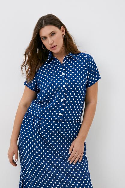 Платье Salma/синий горох фото 2