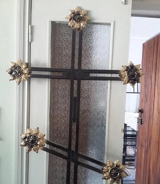 Крест Тассервис металлический фото 4