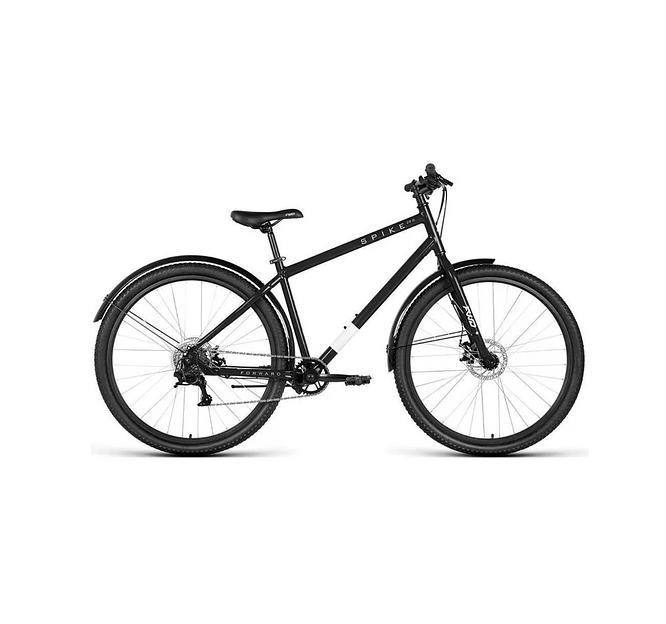 Горный велосипед Forward Spike 27,5 D (27.5" 8 ск. рост. 18") 2023, черный/серебристый, опт фото 1