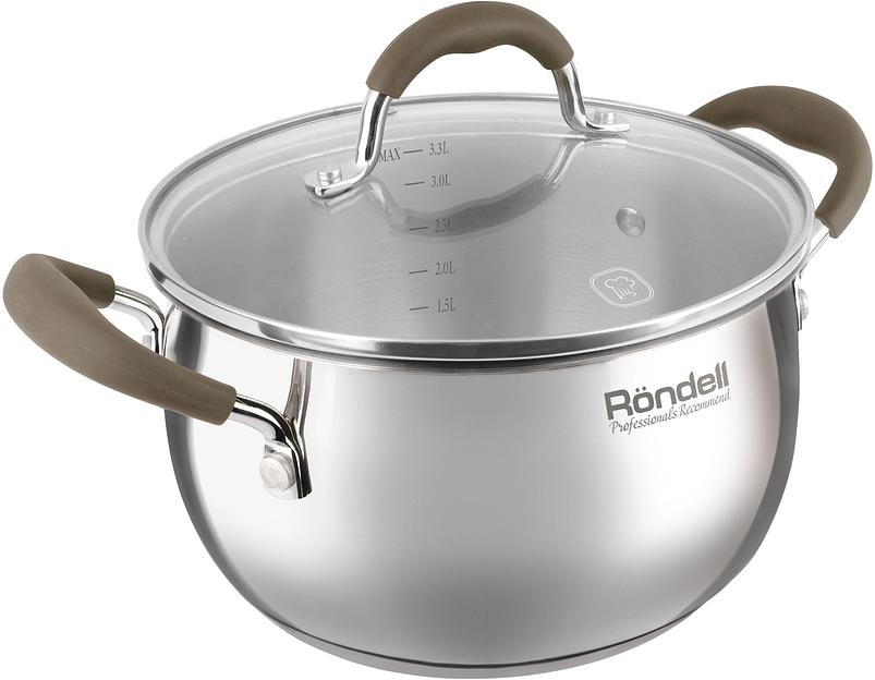 Набор посуды 4 пр: Кастрюля с/кр 20 см (3,3 л) и ковш с/кр 16 см (1,7 л) Konzept RDS-1834 фото 2