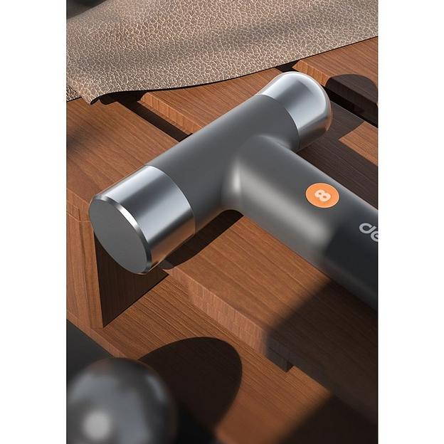 Ударно-рычажный инструмент молоток Deli Home Series Gray HT7008C вес бойка 250гр, эксклюзивный дизайн, рукоятка из высококачественного софттач пластика фото 7