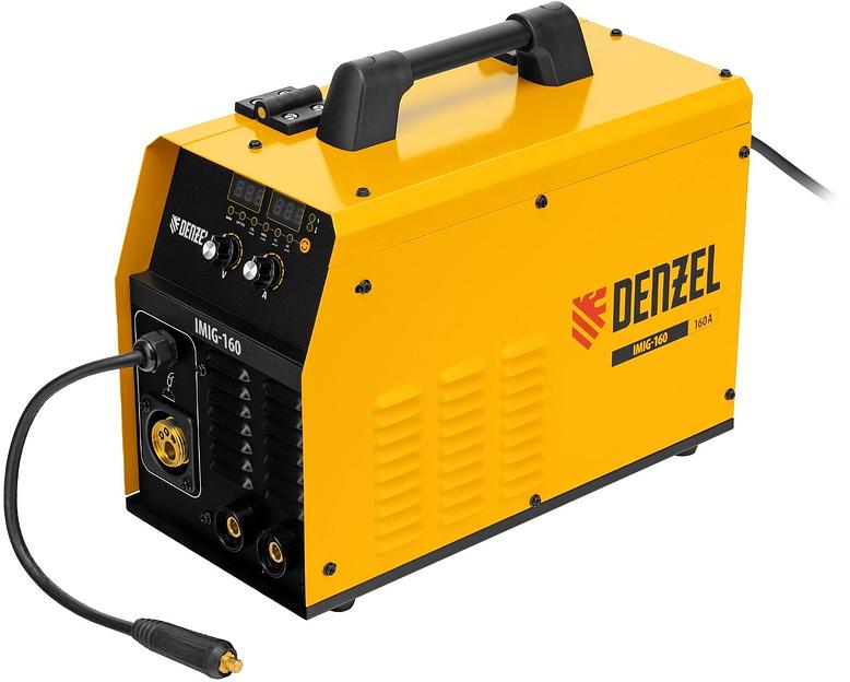 Аппарат инвертор. полуавтомат. cварки IMIG-160 Synergy, 160 А, ПВ 60%, катушка 5 кг// Denzel фото 1