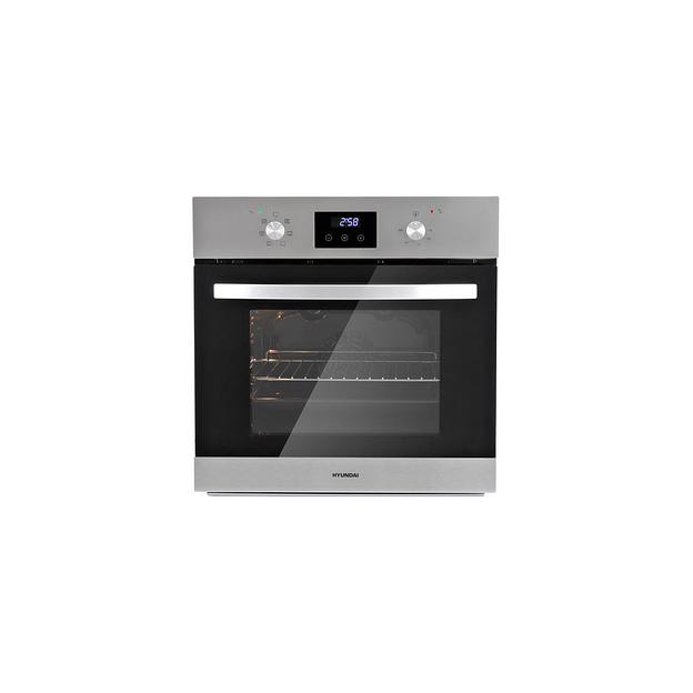 Духовой шкаф Hyundai HEO 6640 IX, серебристый/черный фото 1