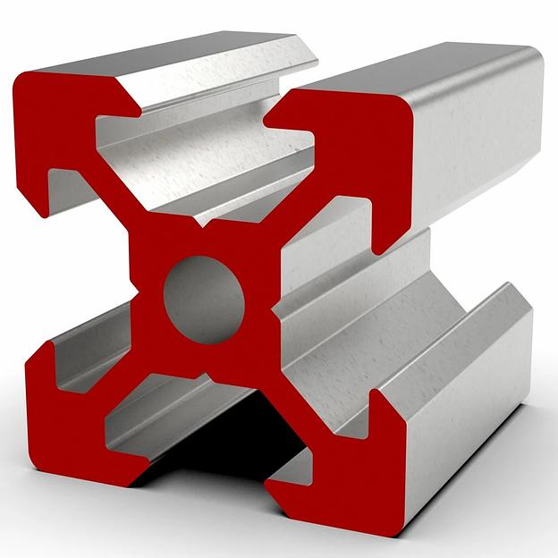 Конструкционный профиль 20 серия 6 паз 20х20 мм, опт фото 1