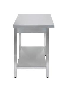 Стол универсальный Luxstahl СПУ-8/6 со сплошной полкой нерж фото 9