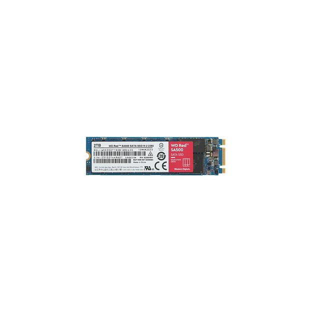 SSD накопитель WD Red SA500 WDS200T1R0B 2ТБ, M.2 2280, SATA III, M.2 фото 1