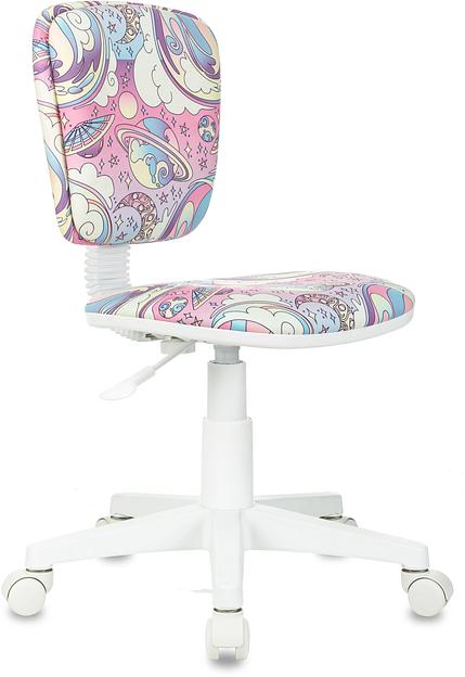 Кресло детское Бюрократ CH-W204NX мультиколор луна розовая крестов. пластик пластик белый фото 1