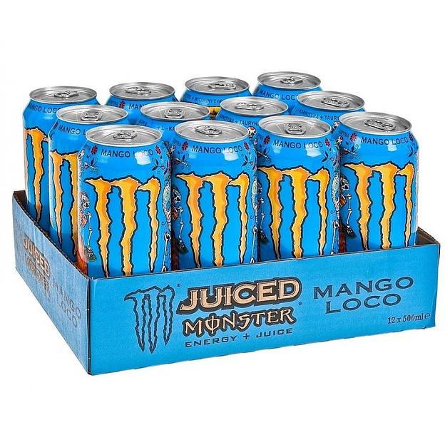 Напиток энергетический «Monster Energy Mango Loco» 500 мл ОПТ фото 2