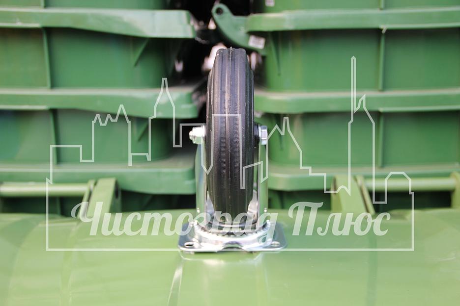 Колесо поворотное 200 мм (без тормоза) фото 3