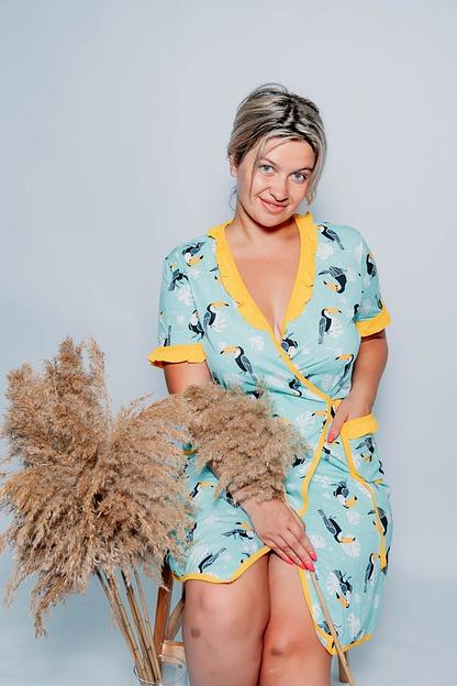 Халат женский модель 23451 ОПТ фото 5