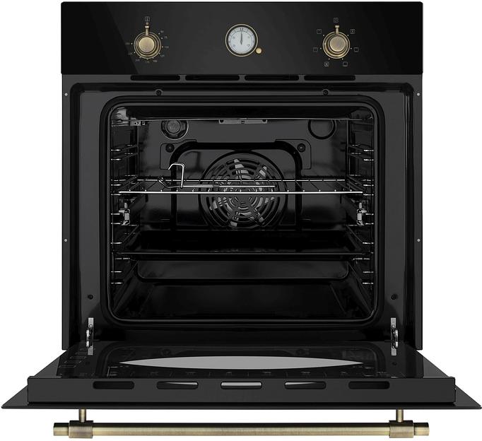 Духовой шкаф Электрический Maunfeld EOEFG.566RBG.RT черный фото 2