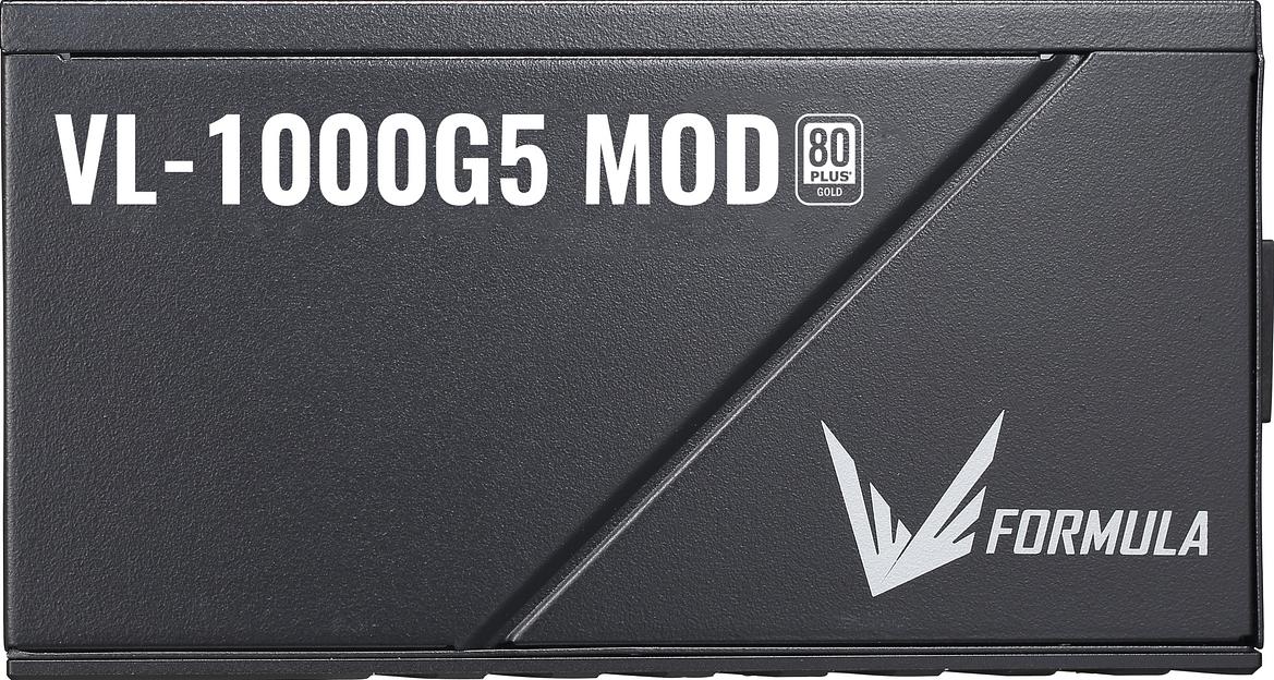 Блок питания Formula ATX 1000W VL-1000G5 MOD Gen5 80+ gold 24pin APFC 140mm fan lt.blue LED 9xSATA Cab Manag RTL фото 3