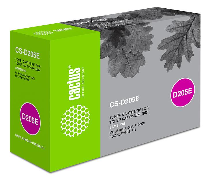 Картридж лазерный Cactus CS-D205E MLT-D205E черный (10000стр.) для Samsung ML-3710ND/ML-3712DW/SCX-5639FW/SCX-5637FR фото 1