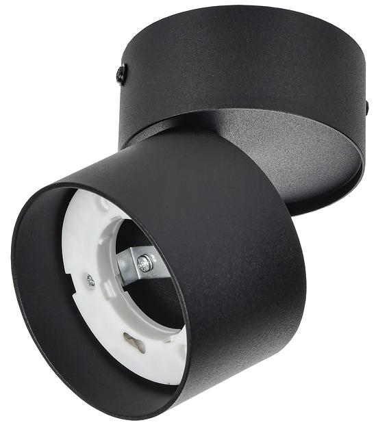 Светильник 4040 настенно-потолочный под лампу GX53 черный IEK фото 1