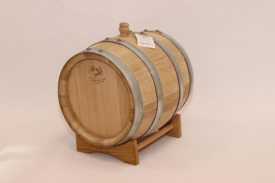 Дубовая бочка 10 л «Доля Ангела» сильный обжиг фото 1