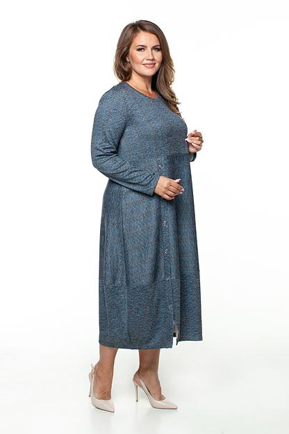 Платье женское бохо 5968/05/Голубой, серый фото 3