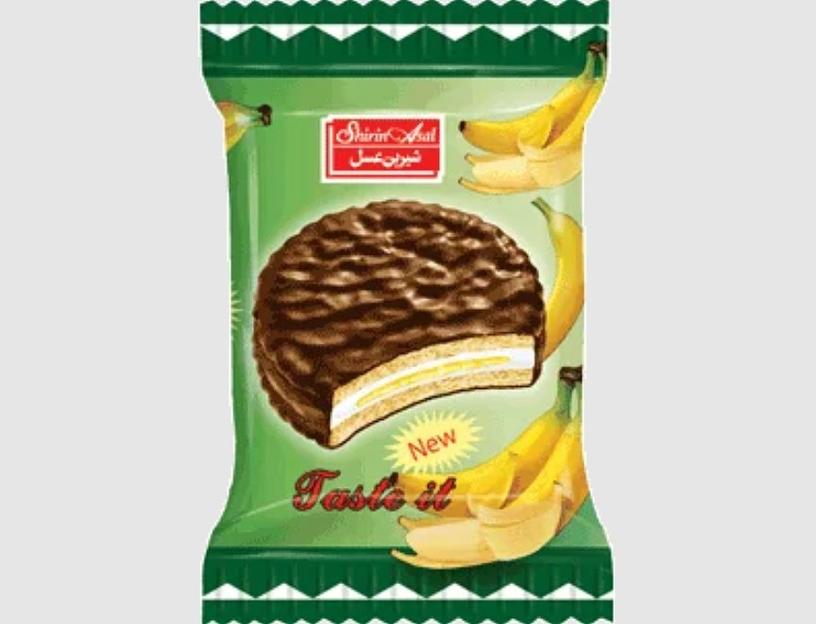 Печенье Taste It с банановым мармеладом покрытое шоколадом ОПТ фото 1