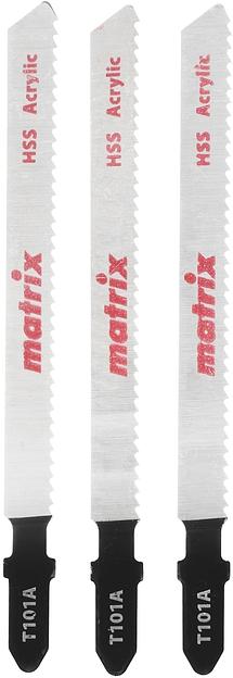 Набор пилок по пластику Matrix 78232 3пред. (лобзики) фото 1