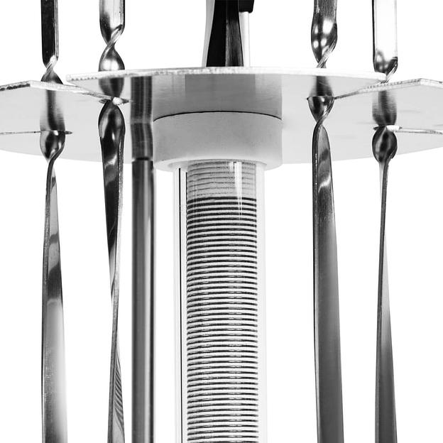 Шашлычница электрическая Galaxy Line GL 2610 1000Вт серый фото 5