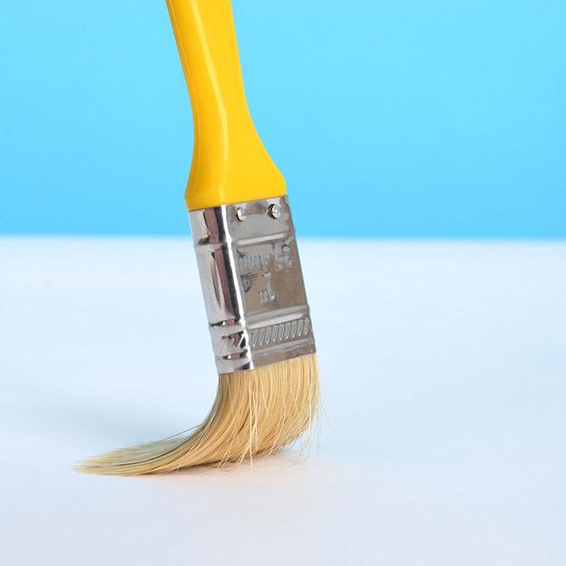 Отделочный инструмент Deli Кисть малярная с пластиковой ручкой Deli DL509111 25мм, натуральная щетина фото 4