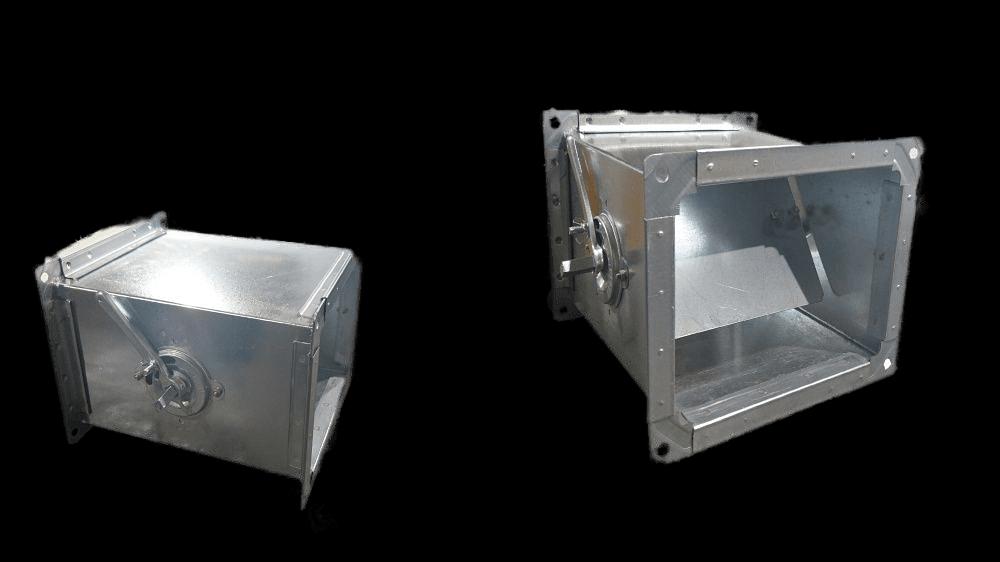 Заслонка воздушная унифицированная ручного управления фото 1