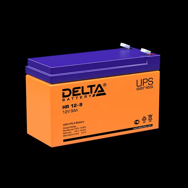 HR 12-4.5 Delta Аккумуляторная батарея HR 12-9 (12V/9Ah) (HR 12-9) фото 1