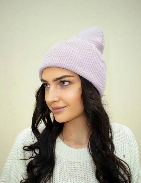 Шапка лопата пудра ОПТ фото 3