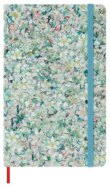 Блокнот Moleskine LIMITED EDITION VAN GOGH MUSEUM SKARTQP063VANGOGH Large 130х210мм 104стр. нелинованный твердая обложка светло-зеленый фото 1