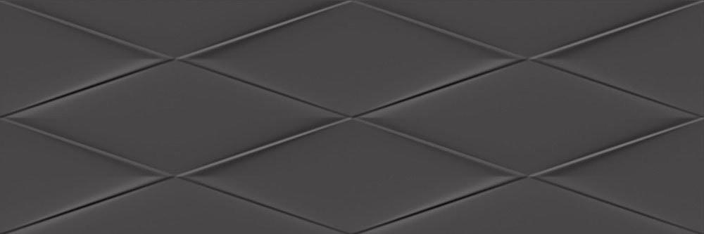 Плитка керамическая CERSANIT Vegas 750х250 рельеф черный 14246 (VGU232) цена за м2 фото 1