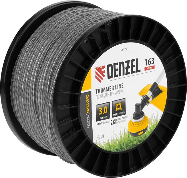 Леска для садовых триммеров Denzel 96825 d=3мм L=163м фото 1