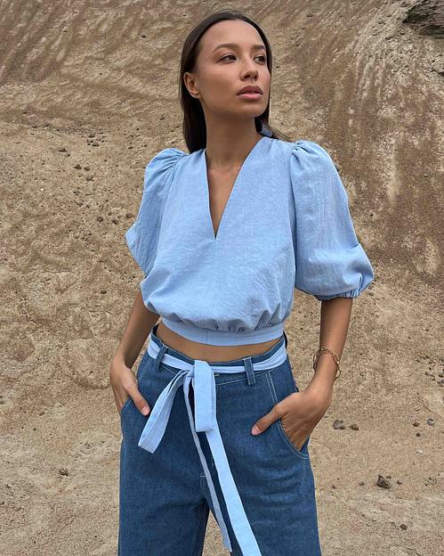 Топ с открытой спиной опт фото 3