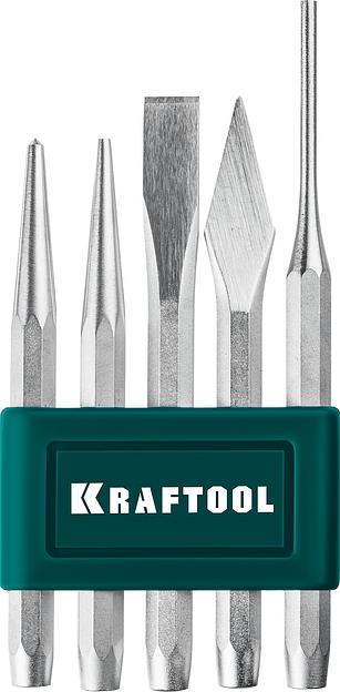 KRAFTOOL Grand-5, 5 предметов, набор зубил и кернеров (21075-H5) фото 2