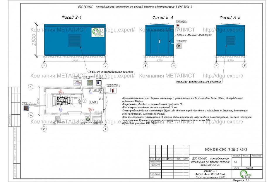 Блок контейнер БКС 3000-2 вторая степень автоматизации фото 2