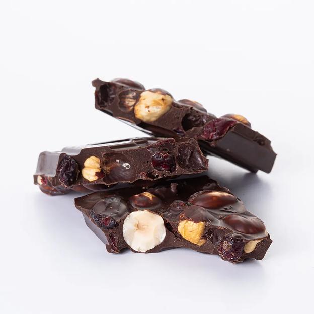 Тёмный шоколад Kreola с фундуком, миндалем, арахисом 60 г, опт фото 2