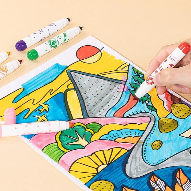 Фломастеры Deli EC168-8 Super Wings конический пиш. наконечник фото 2