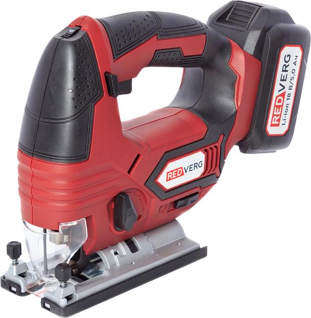 Лобзик RedVerg RD-JS18/U +2пил. 3000ходов/мин от аккумулятора фото 1