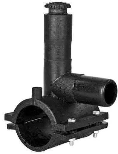 Седловой отвод с фрезой электросварной TRANS-QUADRO ПЭ100 SDR11 фото 3