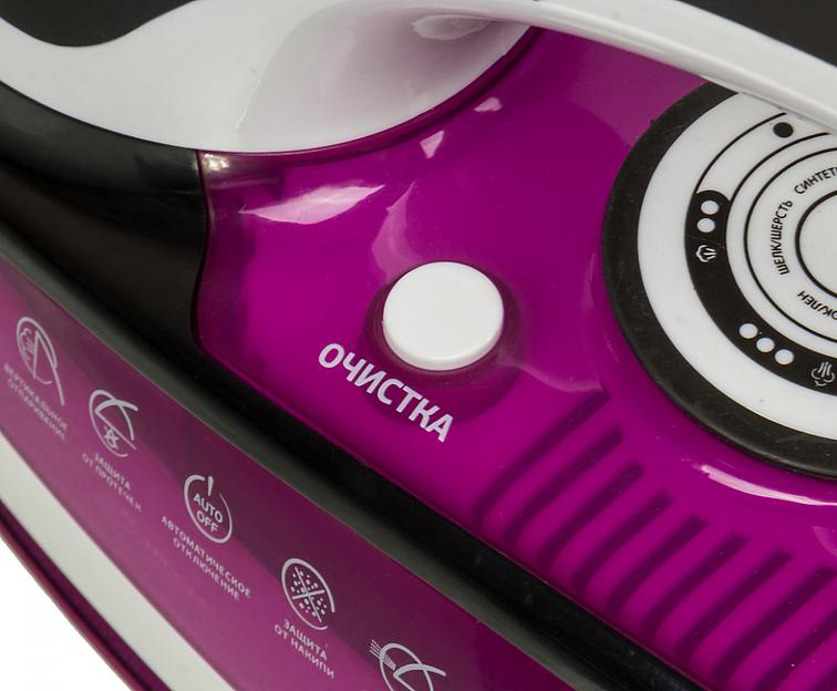 Утюг Starwind SIR7927 2400Вт фиолетовый/черный фото 7