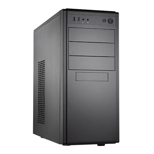 Case Foxline FL-886-FL500S-U32 ATX case, black, w/PSU 500W 12cm, w/2xUSB3.0, w/ pwr cord, w/o FAN фото 1