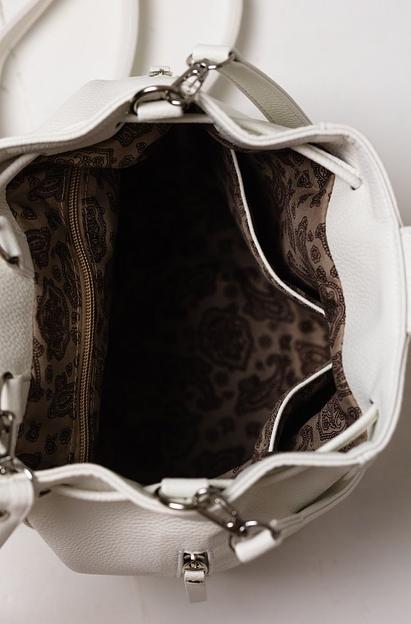 Рюкзак женский кожаный белый опт фото 10