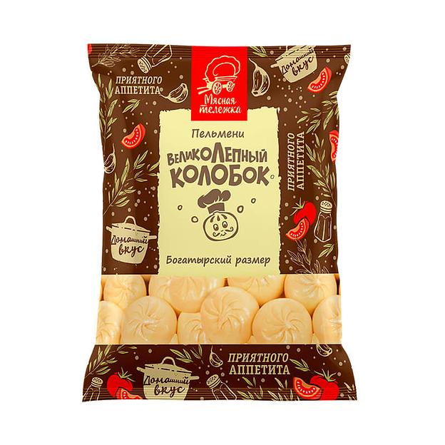 Пельмени Великолепный колобок «Богатырский размер» 0,8 кг ОПТ фото 1