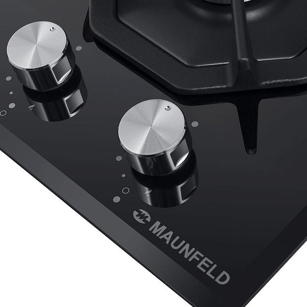 Газовая варочная поверхность Maunfeld EGHG.32.2CB\G черный фото 5