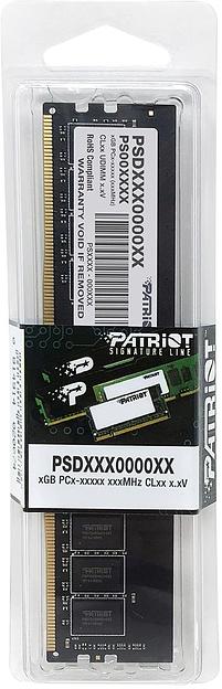 Память DDR4 8GB 3200MHz Patriot PSD48G32002 Signature RTL PC4-25600 CL22 DIMM 288-pin 1.2В single rank Ret фото 5