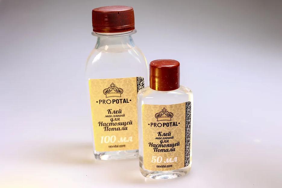 Клей для потали масляный Propotal прозрачный 100 г ОПТ фото 4