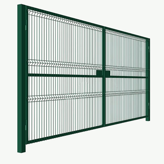 Ворота распашные фото 1