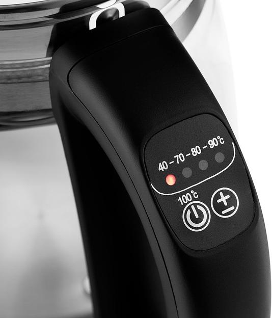 Чайник электрический Kitfort KT-6119 1.7л. 2200Вт прозрачный (корпус: стекло) фото 5